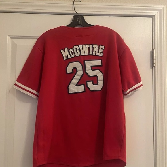 Rare VTG SPORT ATTACK Mark McGwire St. Louis Cardinals Jersey 90s Players Choice - Picture 6 of 7